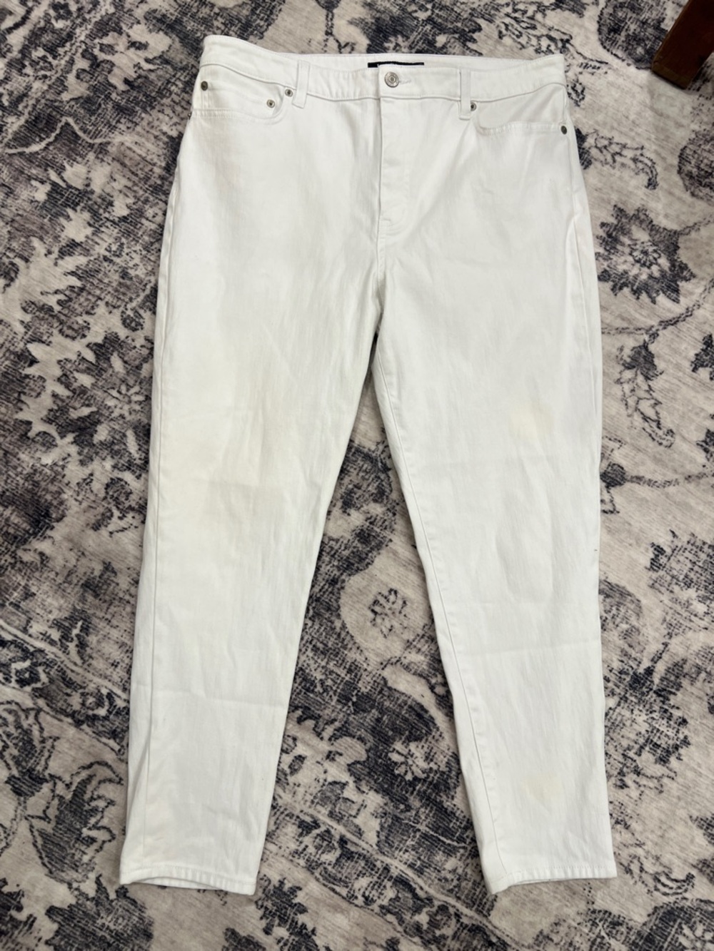 Ralph Lauren White High-Rise Jeans